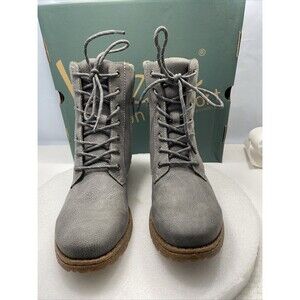 B.O.C Claudia Inside Zipper Comfort Bootie, Light Grey, Women Size 7.5M Item#915